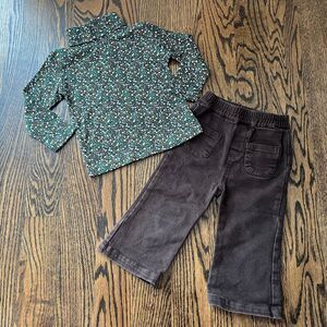 Misha & Puff Girl’s Turtleneck Set (12-18M)